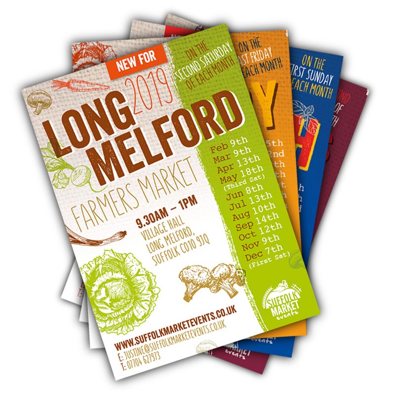 Long Melford 2019 - Suffolk Market Events Posters