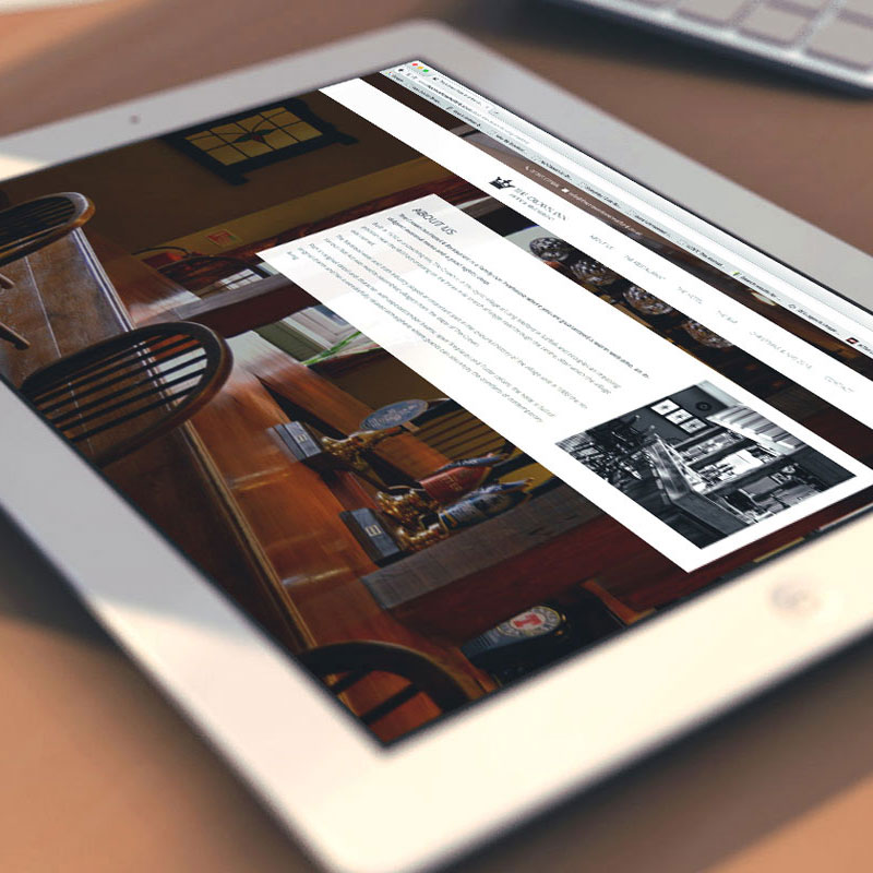 The Crown Inn Hotel, Web Design, Long Melford, Suffolk